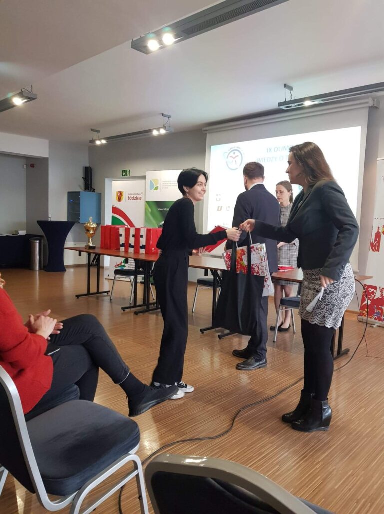 Uczennica naszej szkoły finalistką IX Ogólnopolskiej Olimpiady Wiedzy o Turystyce