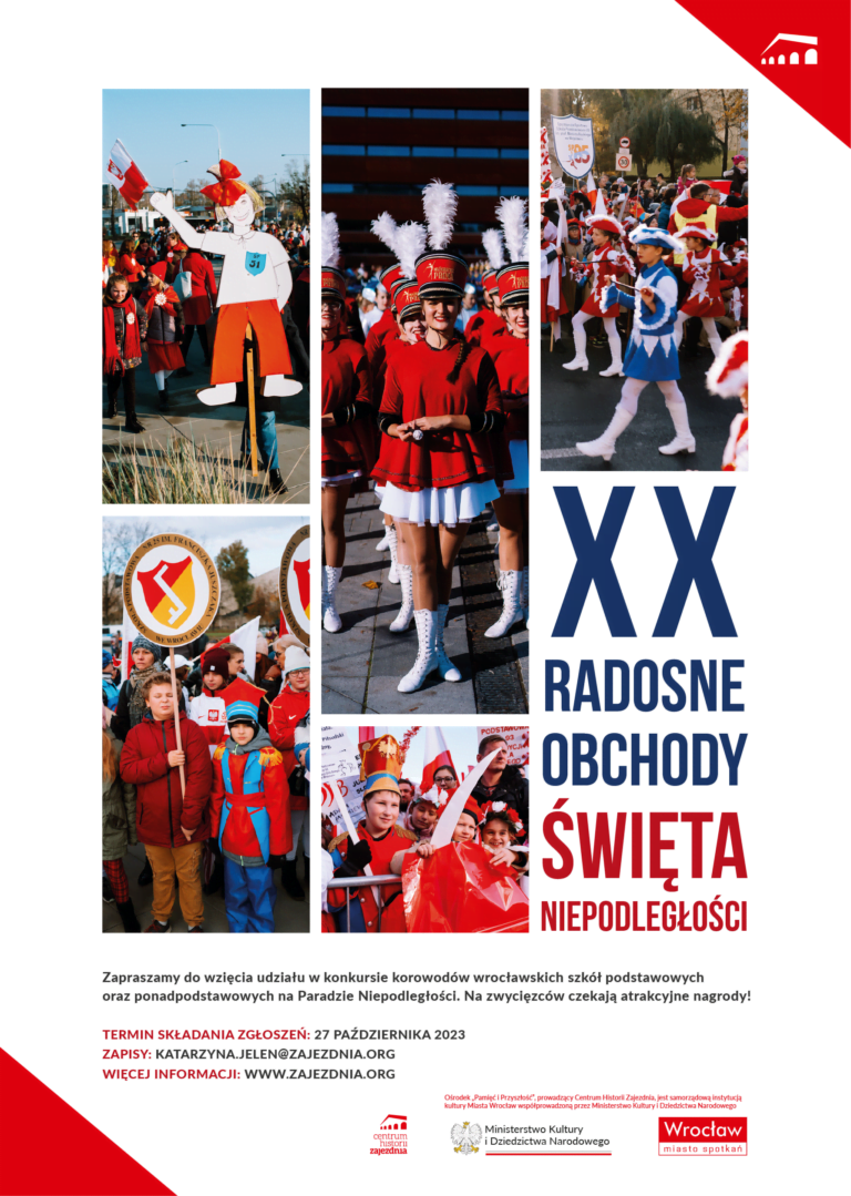 Konkurs na korowód szkolny podczas Radosnej Parady Niepodległości 2023