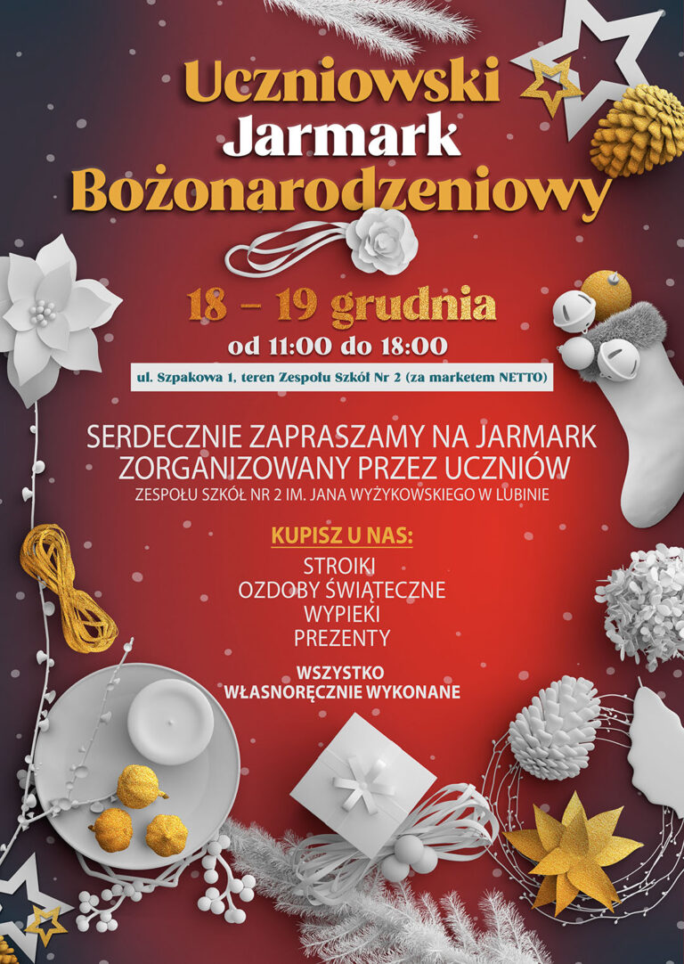 Uczniowski Jarmark Bożonarodzeniowy