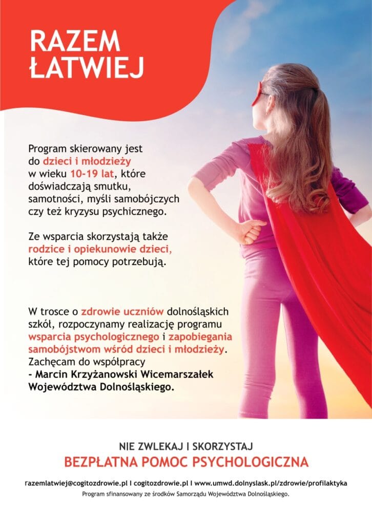 "Razem Łatwiej" Program polityki zdrowotnej dla dzieci i młodzież