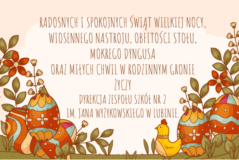 Drużyna chłopców z Zespołu Szkół nr 2 w Lubinie w żółtych strojach sportowych, stojąca w objęciach na niebieskim parkiecie hali sportowej.